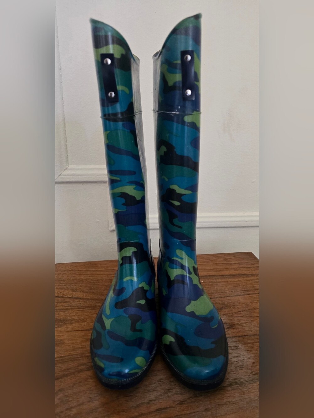 Lauren Ralph Lauren Rossalynll Rwin Boots Green/Blue Size 7